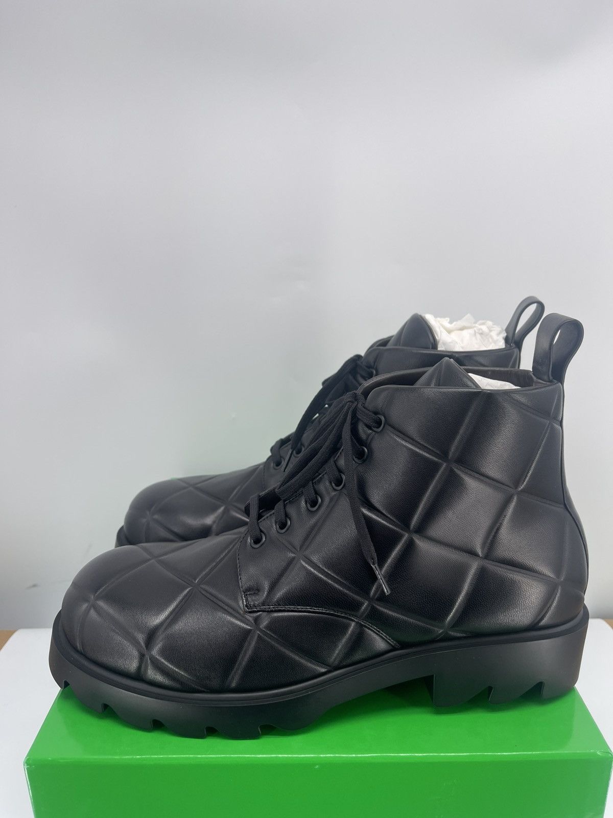 Bottega Veneta Bottega Veneta Strut Grit Lace Up Ankle Boots Size US 11 / EU 44 - 3 Thumbnail
