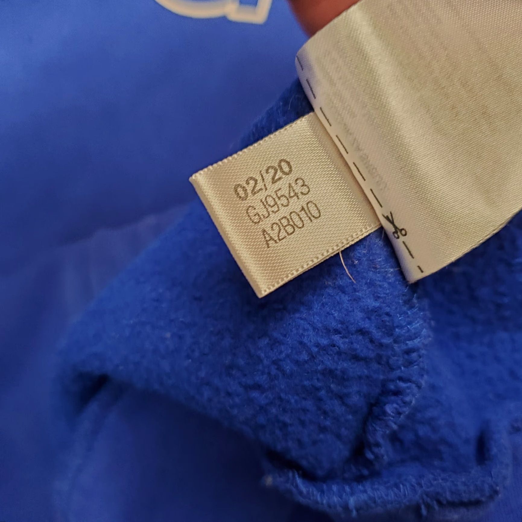 Adidas Adidas Hoodie Mens M Blue Spellout Logo Front Long Sleeve Hooded Pullover Size US M / EU 48-50 / 2 - 5 Thumbnail