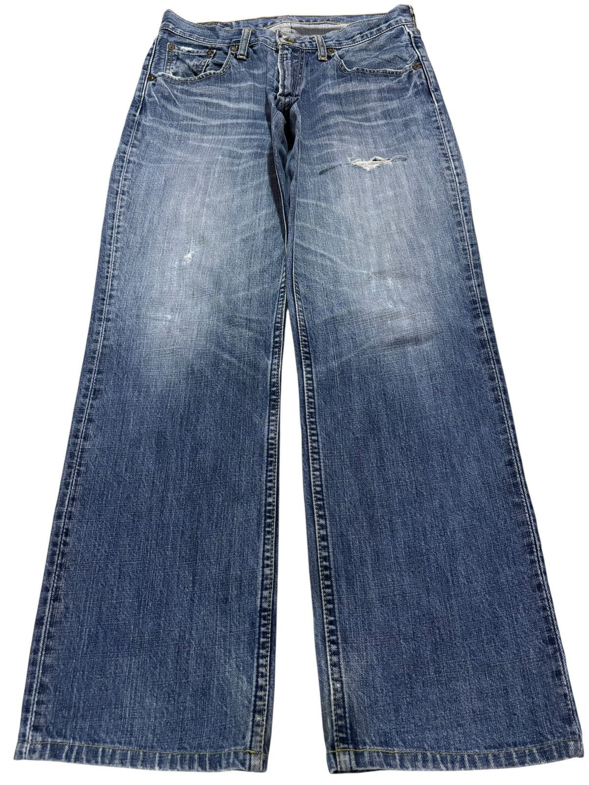 Vtg 90s Levis Japan 502 Distressed Jeans