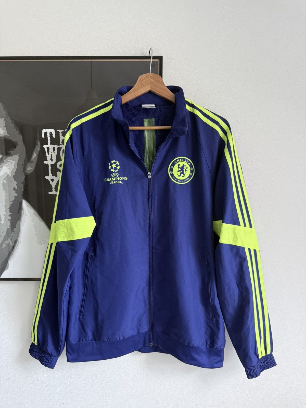 Adidas Adidas Chelsea soccer track jacket size M champions league Size US M / EU 48-50 / 2 - 1 Thumbnail