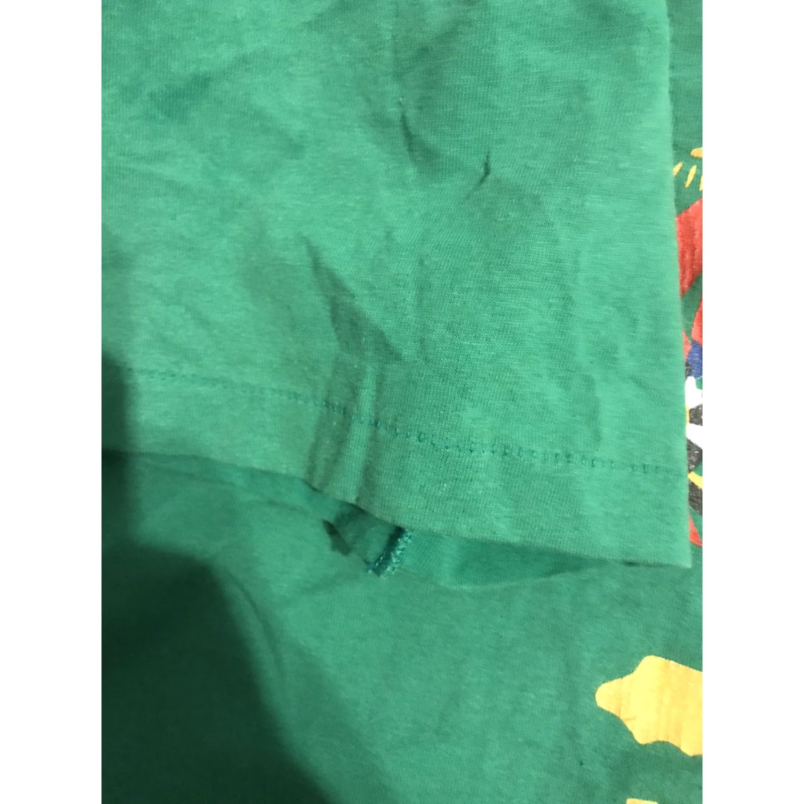 Simons VINTAGE shirt Nutquakers Kim Simmons for Carousel Creations 1990 1990s Graphic Print Men XL Green Crew Neck Cotton Polyester T-Shirt Size US XL / EU 56 / 4 - 5 Thumbnail