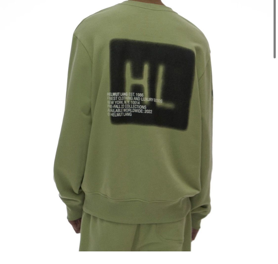 Helmut Lang Helmut Lang Blur Crewneck/Joggers Set Size Medium Size US M / EU 48-50 / 2 - 3 Thumbnail