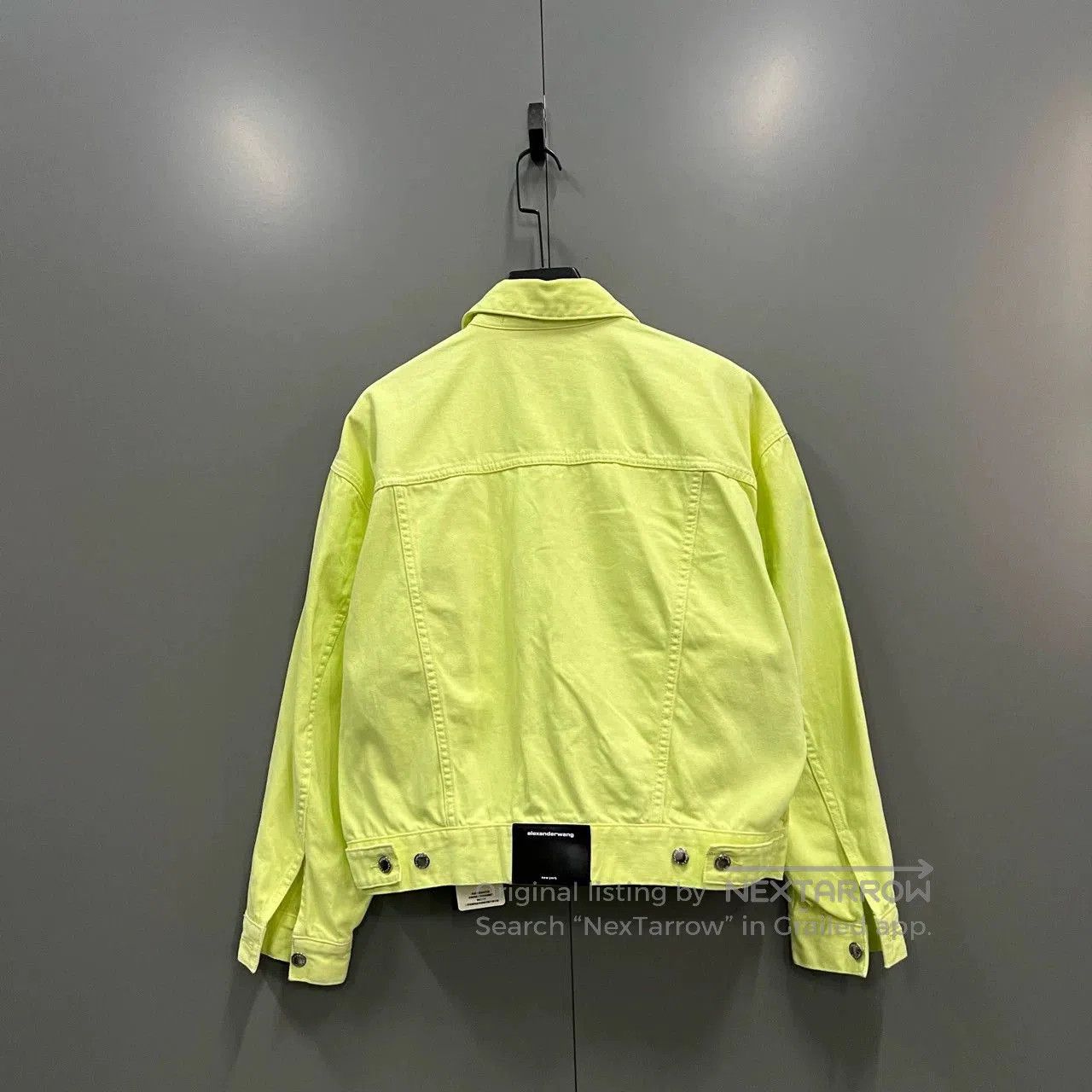 Alexander Wang alexander wang fluorescent yellow denim jacket. Size US S / EU 44-46 / 1 - 2 Thumbnail