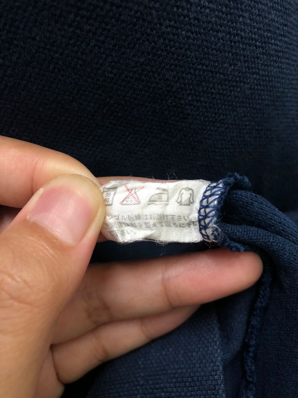 Vintage vintage Basic Of America polo dark blue Size US M / EU 48-50 / 2 - 2 Thumbnail
