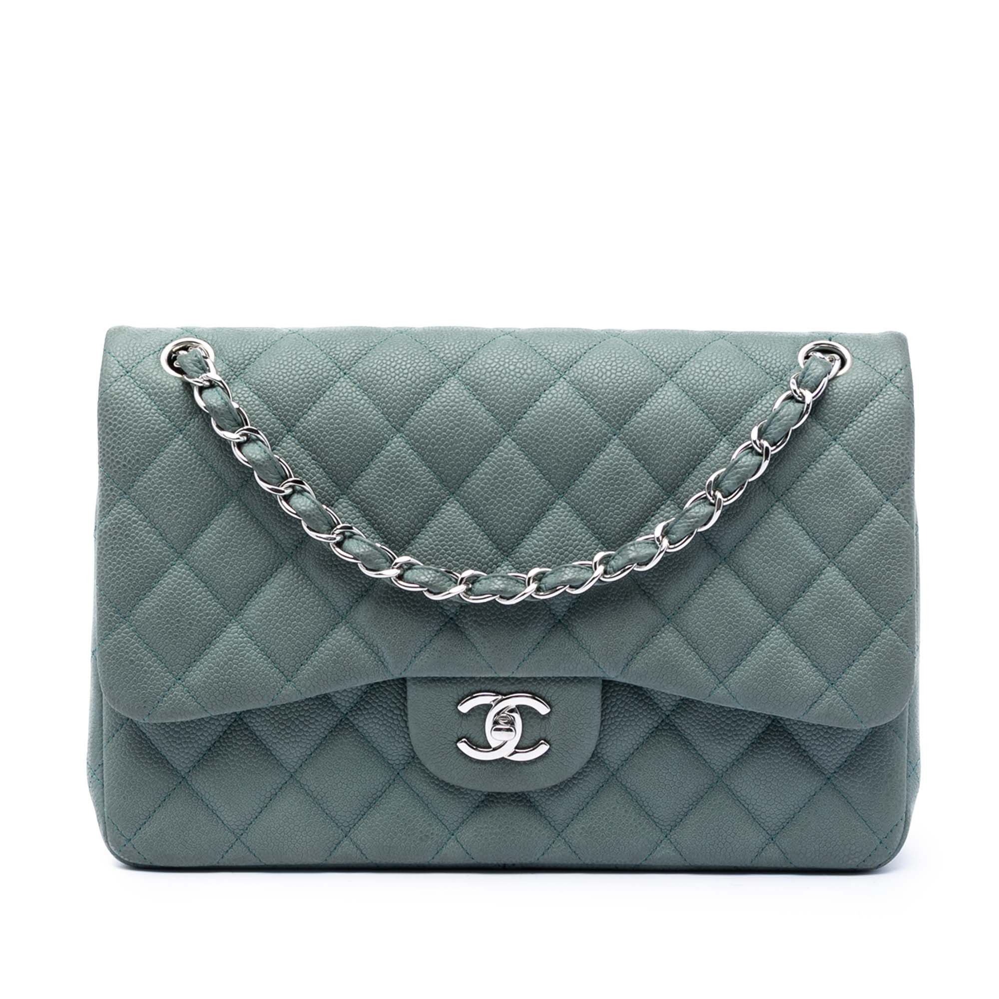 Chanel Jumbo Classic Iridescent Caviar Double Flap Size ONE SIZE - 1 Thumbnail
