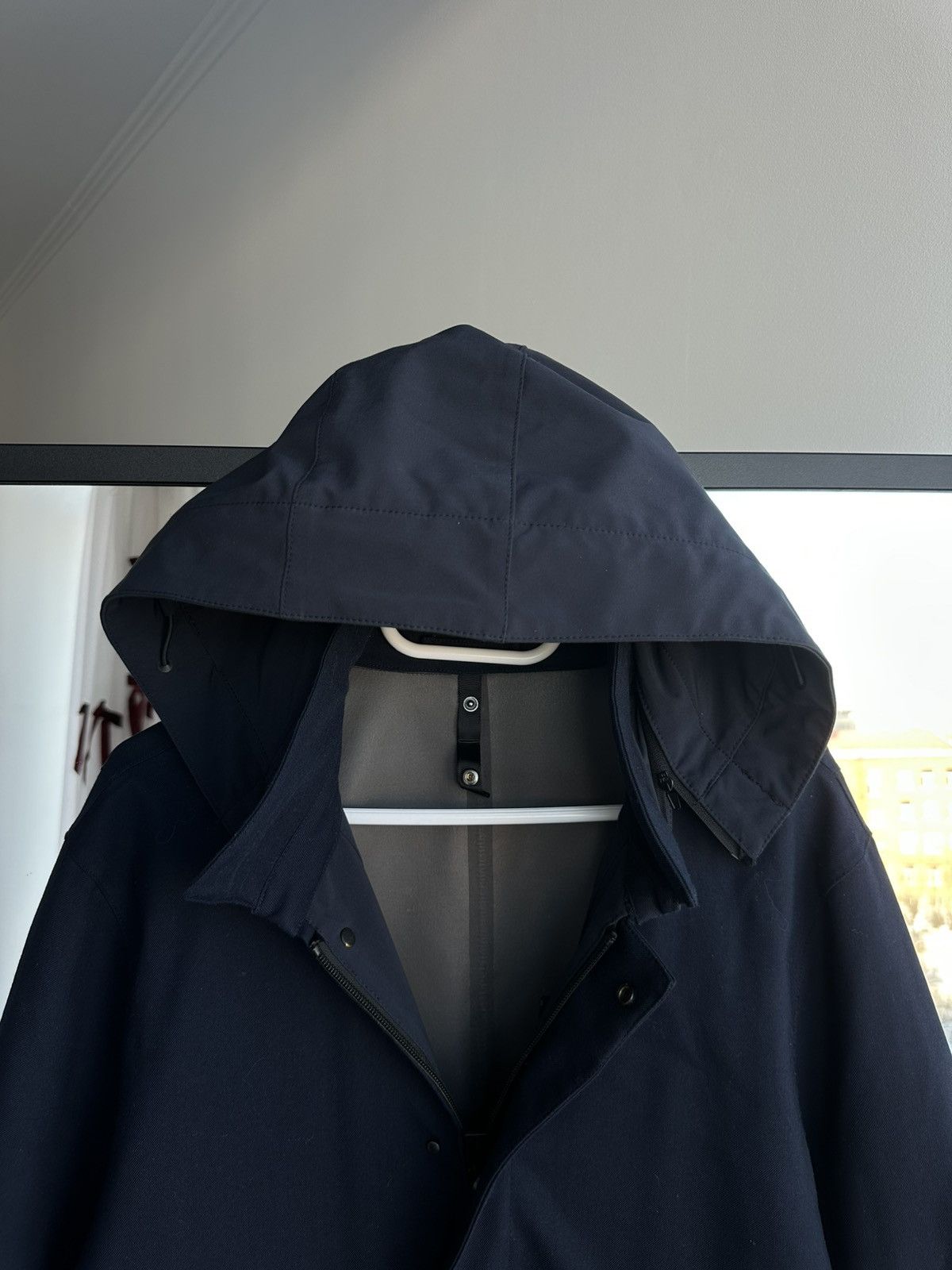 Other People of Shibuya Hachiko Mens Navy Coat Jacket Sz L Size US L / EU 52-54 / 3 - 3 Thumbnail
