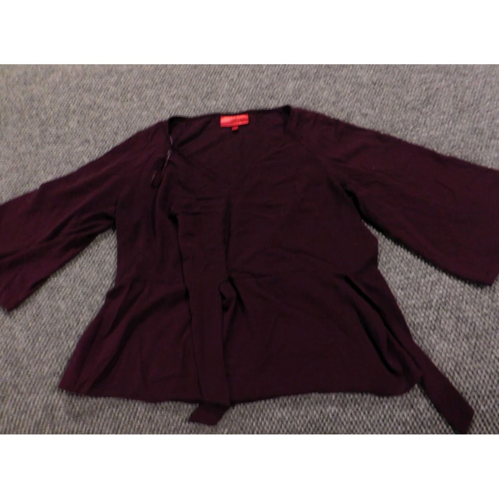 Vintage Jennifer Lopez Womens Blouse Medium Purple pullover top Size M / US 6-8 / IT 42-44 - 2 Thumbnail