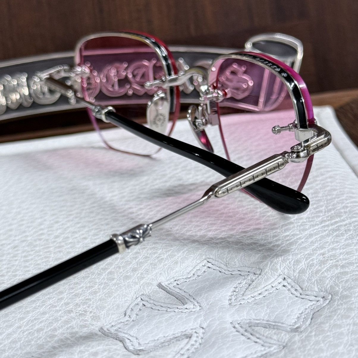 Chrome Hearts Chrome Hearts Frosted 1/1 Glasses Size ONE SIZE - 8 Thumbnail