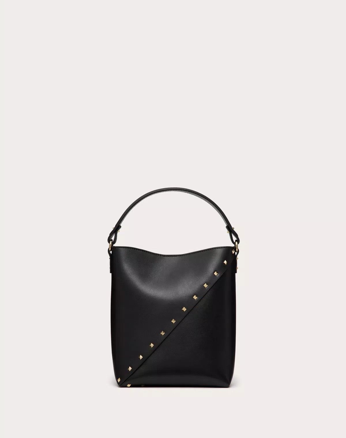 Valentino oc11z0725 Size:OS/ Wispy Calfskin Bucket Bag in Black Size ONE SIZE - 3 Thumbnail