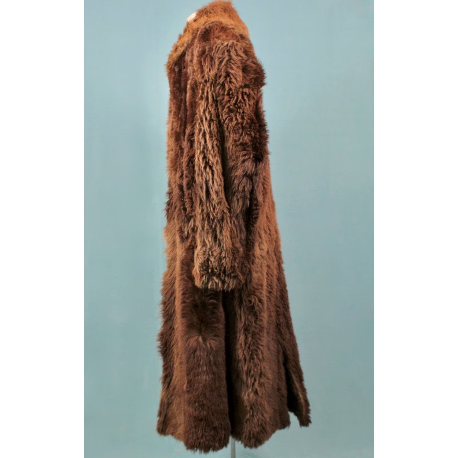 Vintage ANTIQUE Fur Coat Men's VTG Edwardian Brown 1900s long coat Sz M-L Fur Coat Mens Brown 1900s Edwardian VTG Antique Size US M / EU 48-50 / 2 - 5 Thumbnail