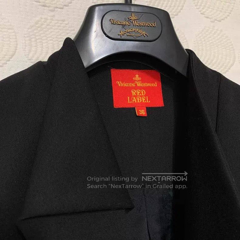 Vivienne Westwood Vivienne Westwood Wool Rare Enamel Irregular Jacket Size XS / US 0-2 / IT 36-38 - 7 Thumbnail