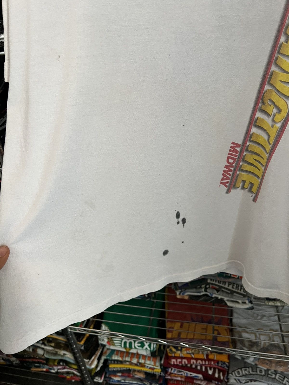 Playstation 1996 NBA Hang Time Midway It’s Game Videogame Promo Tee 90s Size US XL / EU 56 / 4 - 5 Thumbnail