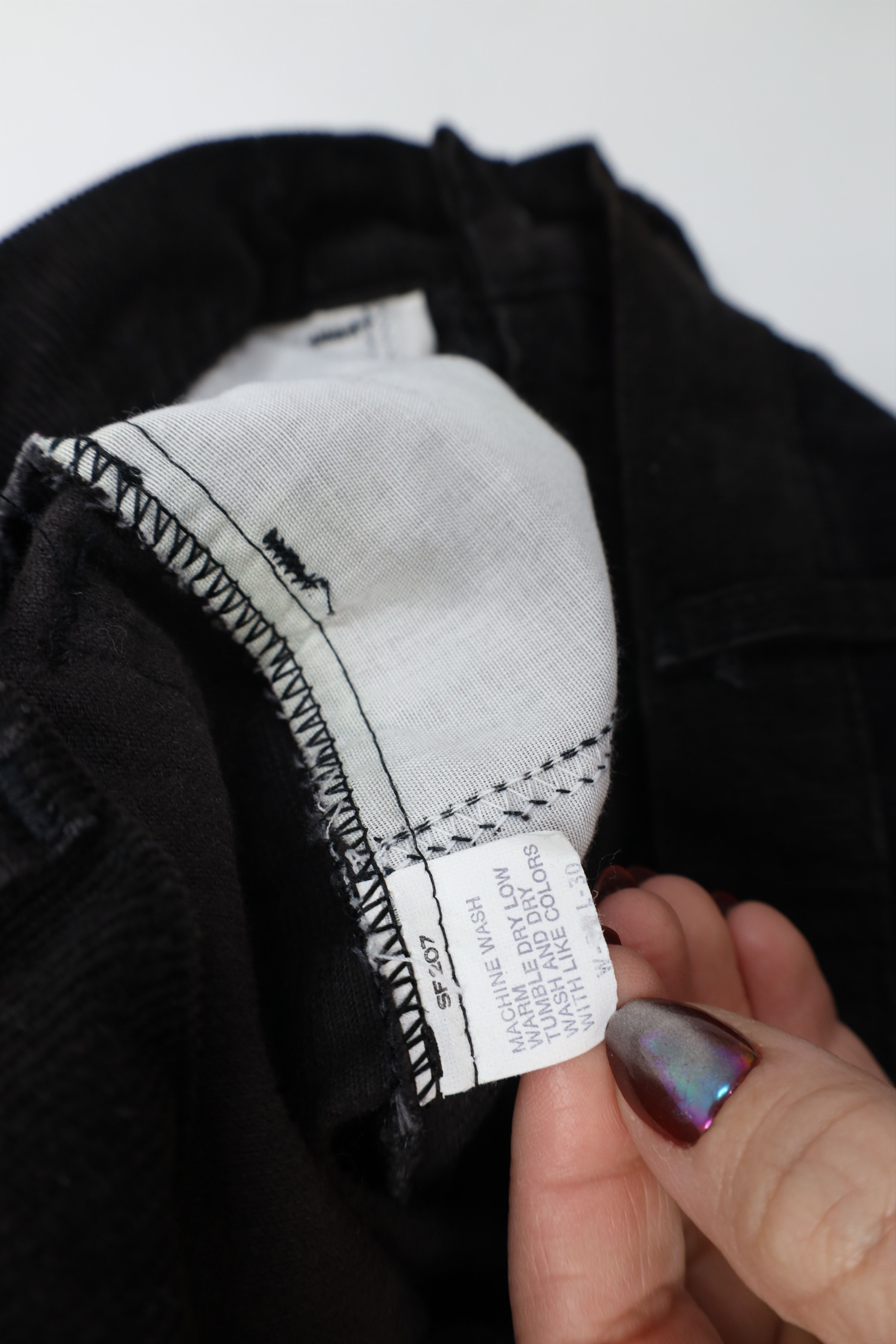 Levi's Vintage 80s Levis 519 Straight Leg Corduroy Pants Black USA Size US 30 / EU 46 - 8 Thumbnail