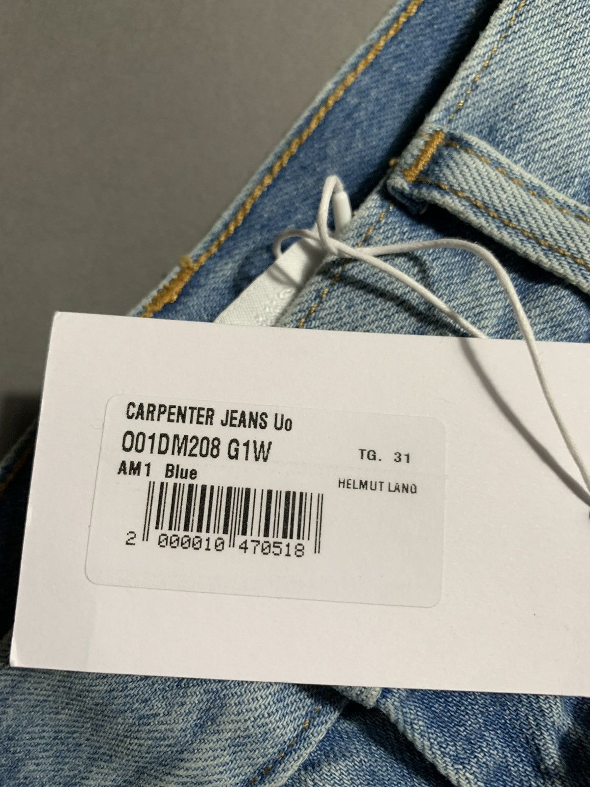 Helmut Lang Helmut Lang Carpenter Jeans 31 Mens Size US 31 - 5 Thumbnail