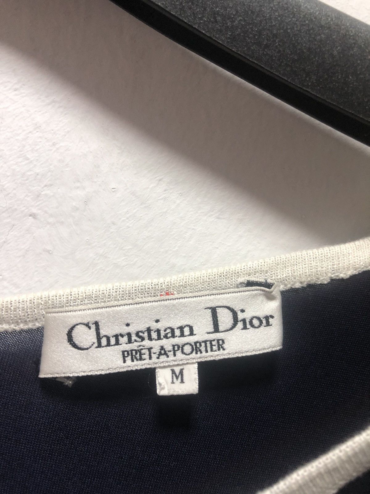 Christian Dior Monsieur Vintage CHRISTIAN DIOR Pret A Porter T Shirt Big Logo Size M / US 6-8 / IT 42-44 - 2 Thumbnail