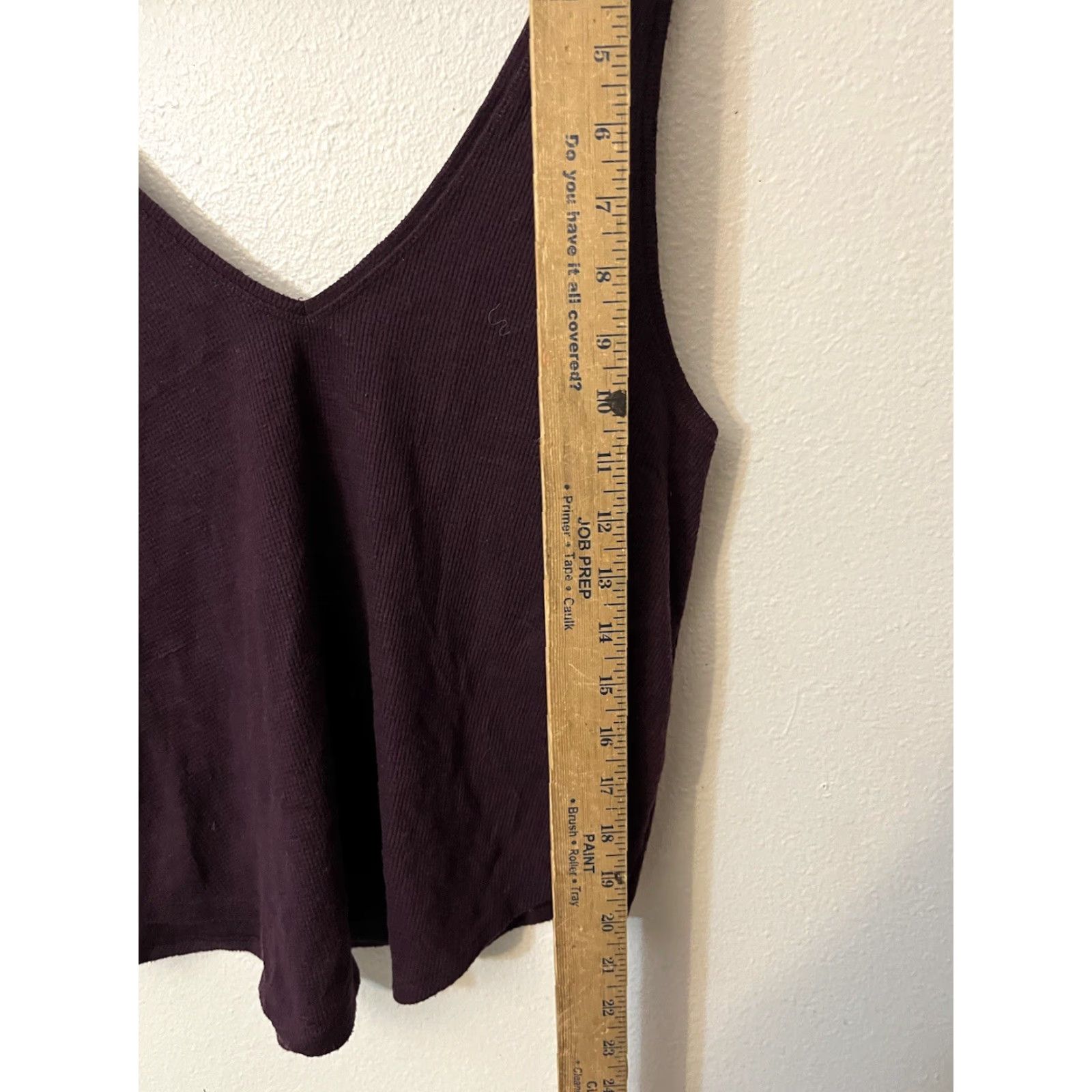Victoria's Secret Victoria's Secret Tank Top Maroon Women’s Size M Short Sleeve Sleeveless Ribbed PINK Casual Basic Cotton Polyester Shirt Womens Size M / US 6-8 / IT 42-44 - 4 Thumbnail