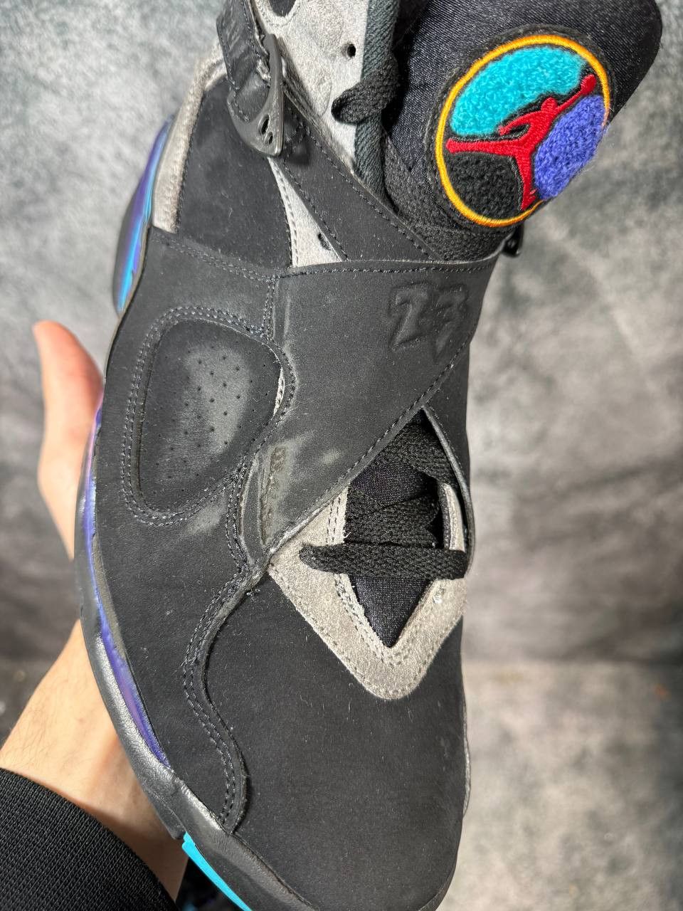 Jordan Brand Size 11.5 | Jordan 8 Aqua With Box | Pre-Owned Size US 11.5 / EU 44-45 - 10 Thumbnail