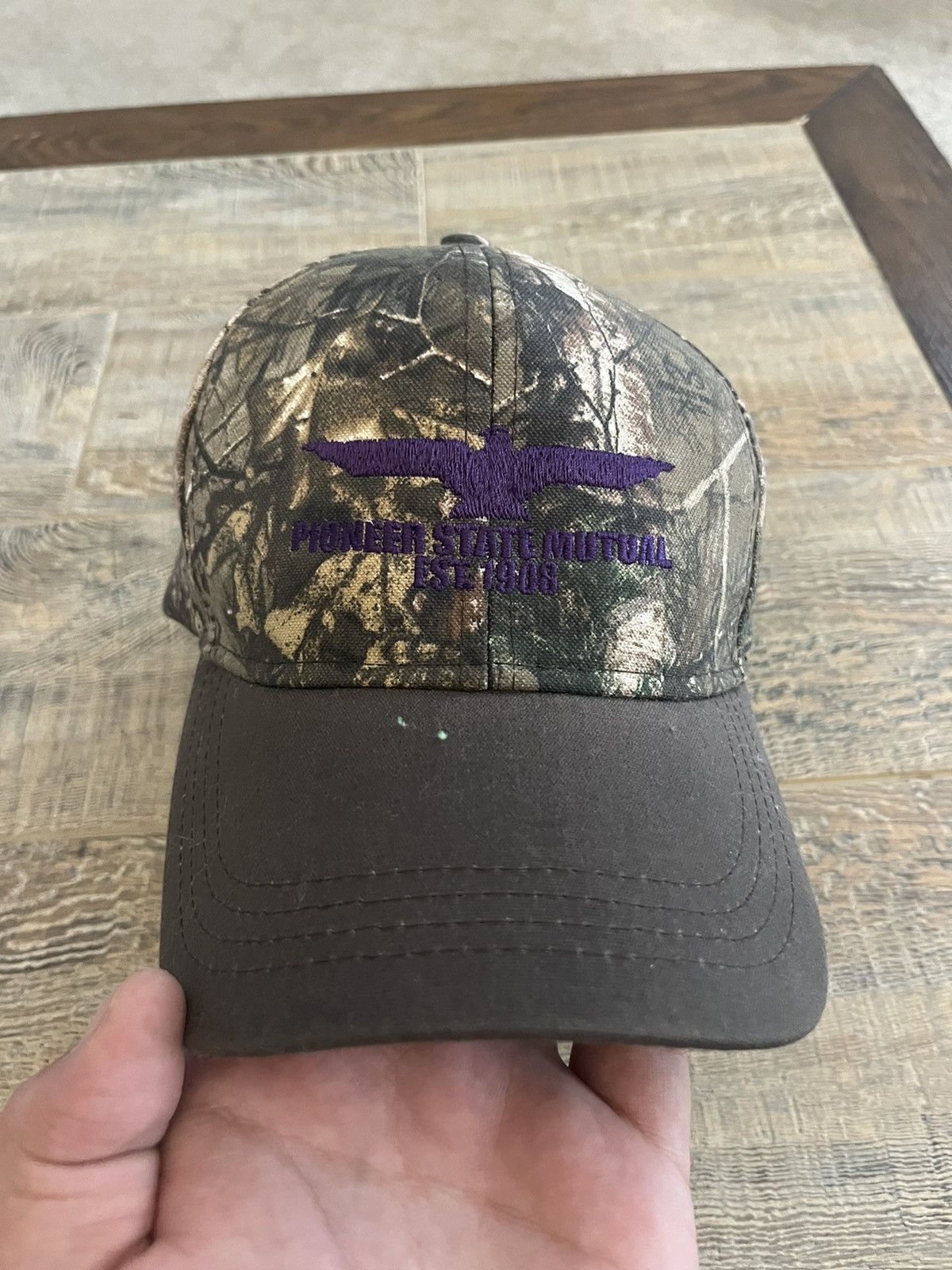 Vintage Vintage Y2K Camo Cap Size ONE SIZE - 1 Thumbnail