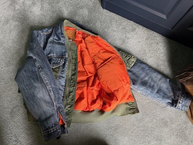 Levi's Levi’s Hybrid Bomber Jacket HK exclusive ma-1 Size US XS / EU 42 / 0 - 3 Thumbnail