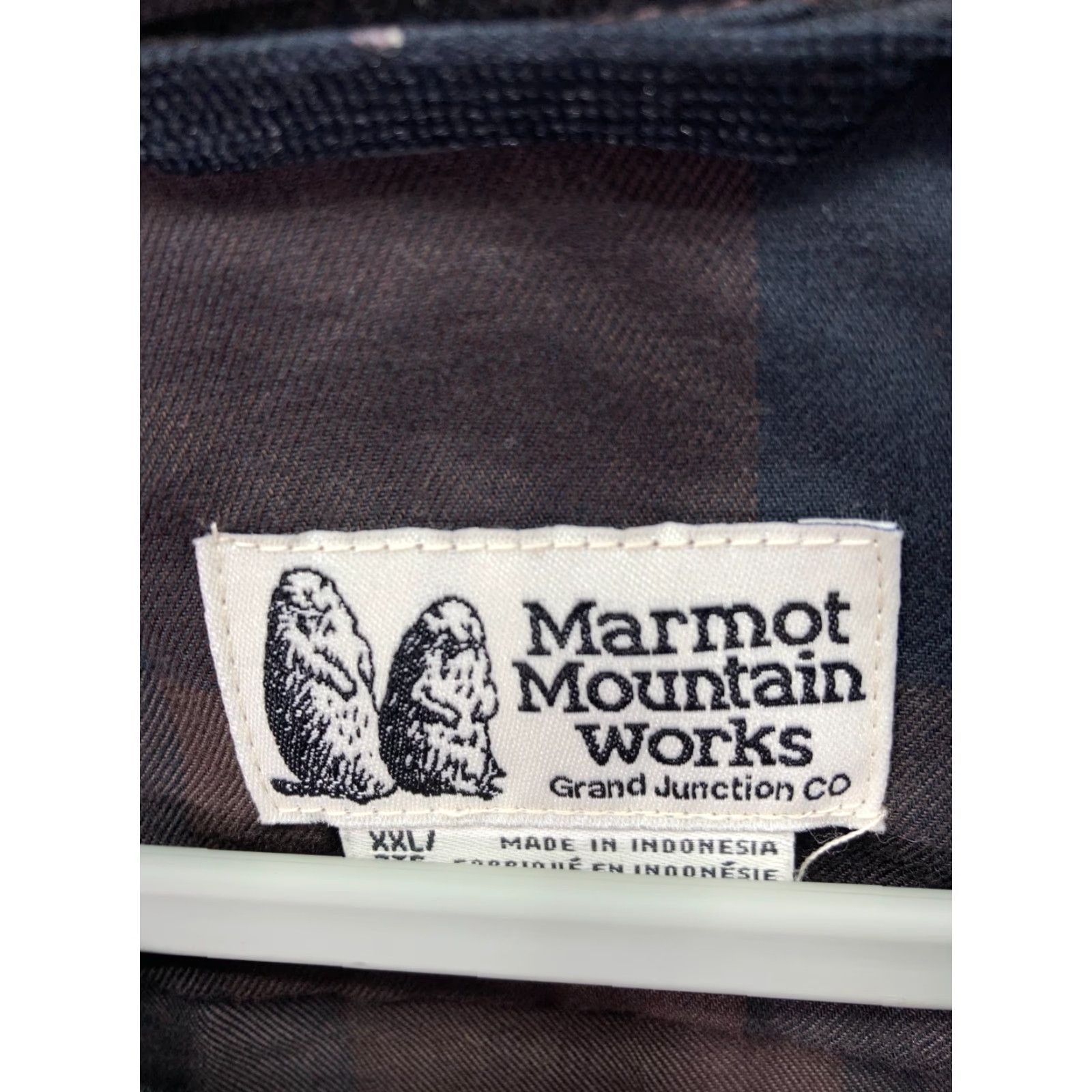 Marmot Marmot Mountain Works Flannel Button Up Pocket Shirt Mens XXL Brown Black Plaid Size US XXL / EU 58 / 5 - 6 Thumbnail