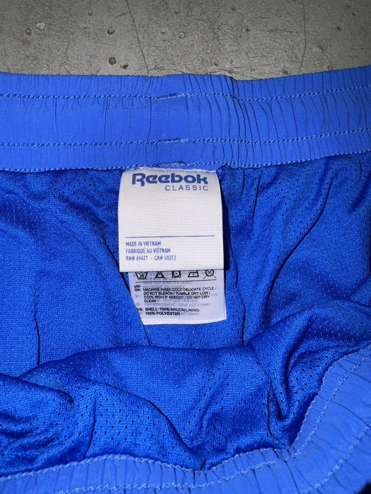Pleasures Pleasures x Reebok Blue and Green Shorts Size US 34 / EU 50 - 5 Thumbnail