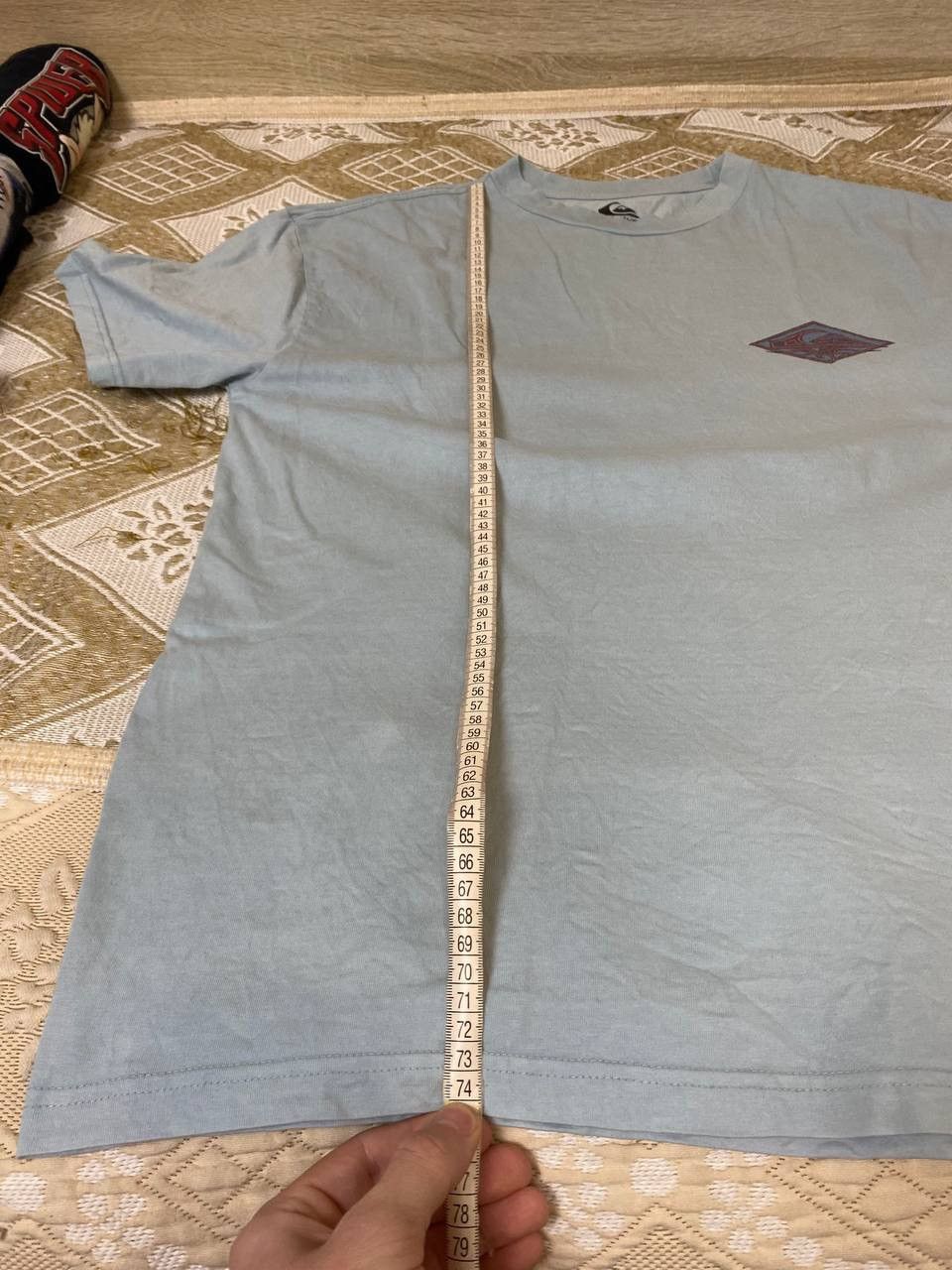 Quiksilver 🔥 Quiksilver Oversized Fit Big Logo Surf Beach T Shirt Tee Size US L / EU 52-54 / 3 - 9 Thumbnail