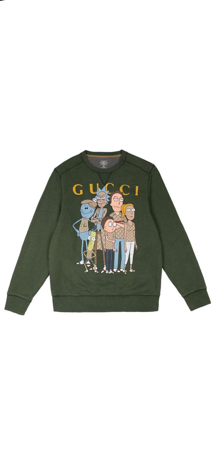 Primitive Rick & Morty Gucci Family Portrait Crew Sweatshirt | Grailed