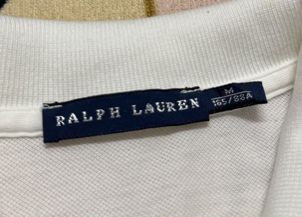 Polo Ralph Lauren × Ralph Lauren RALPH LAUREN Made in Peru Rare Design Polo Shirt Size S / US 4 / IT 40 - 8 Thumbnail