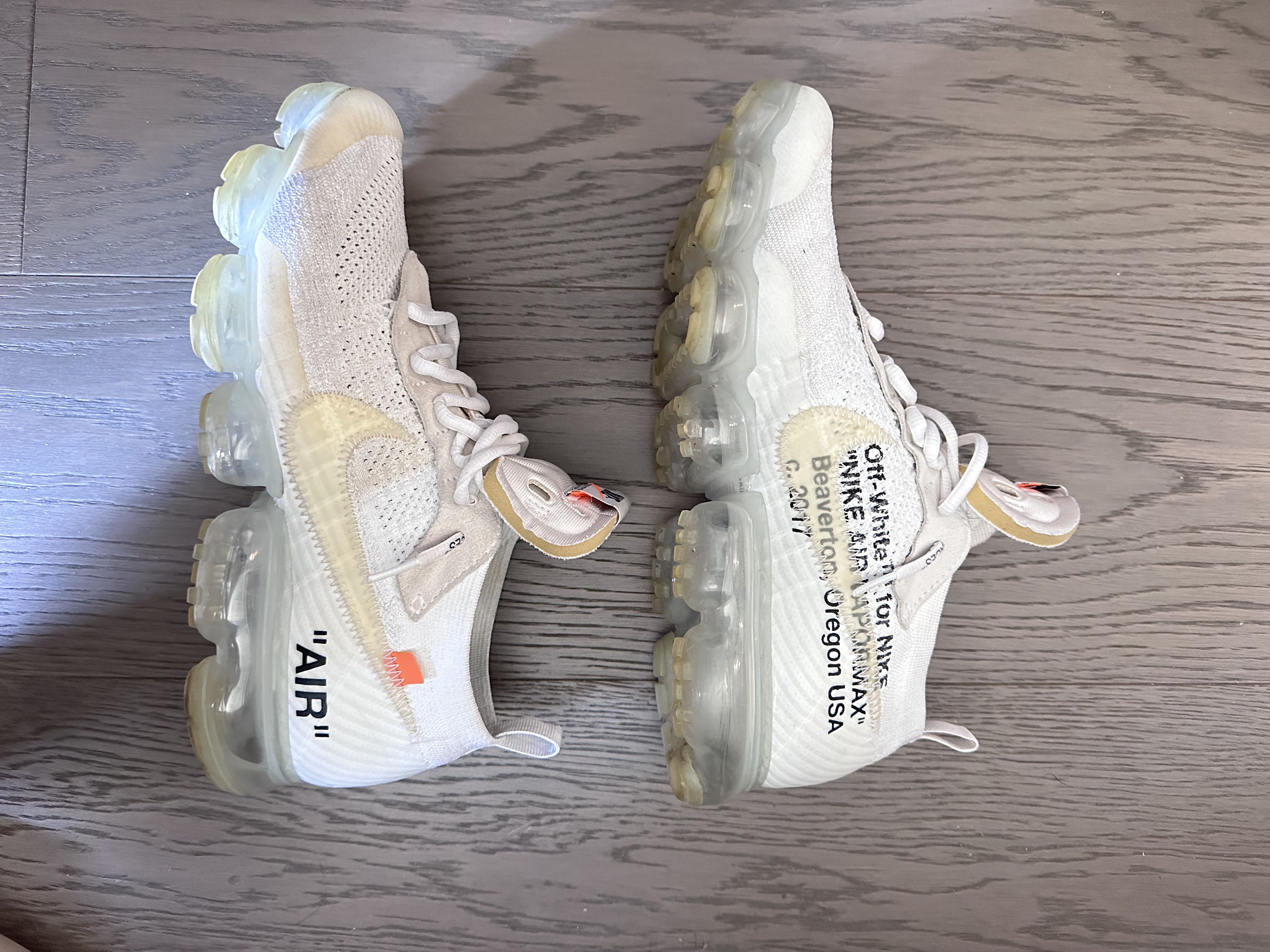 Nike × Off-White Nike Off White VaporMax White 2018 Size US 10.5 / EU 43-44 - 8 Thumbnail