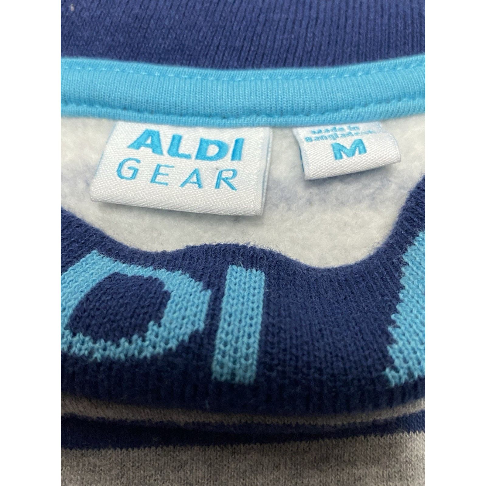 Other Aldi Sweatshirt Mens M Crewneck Stripes Retro Cuffs Size US M / EU 48-50 / 2 - 4 Thumbnail
