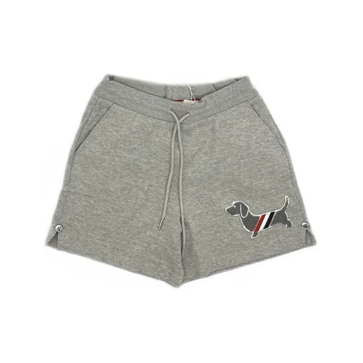 Thom Browne Thom Browne Gray Dog Embroidery Shorts for Women -2507 Size 41" - 1 Thumbnail