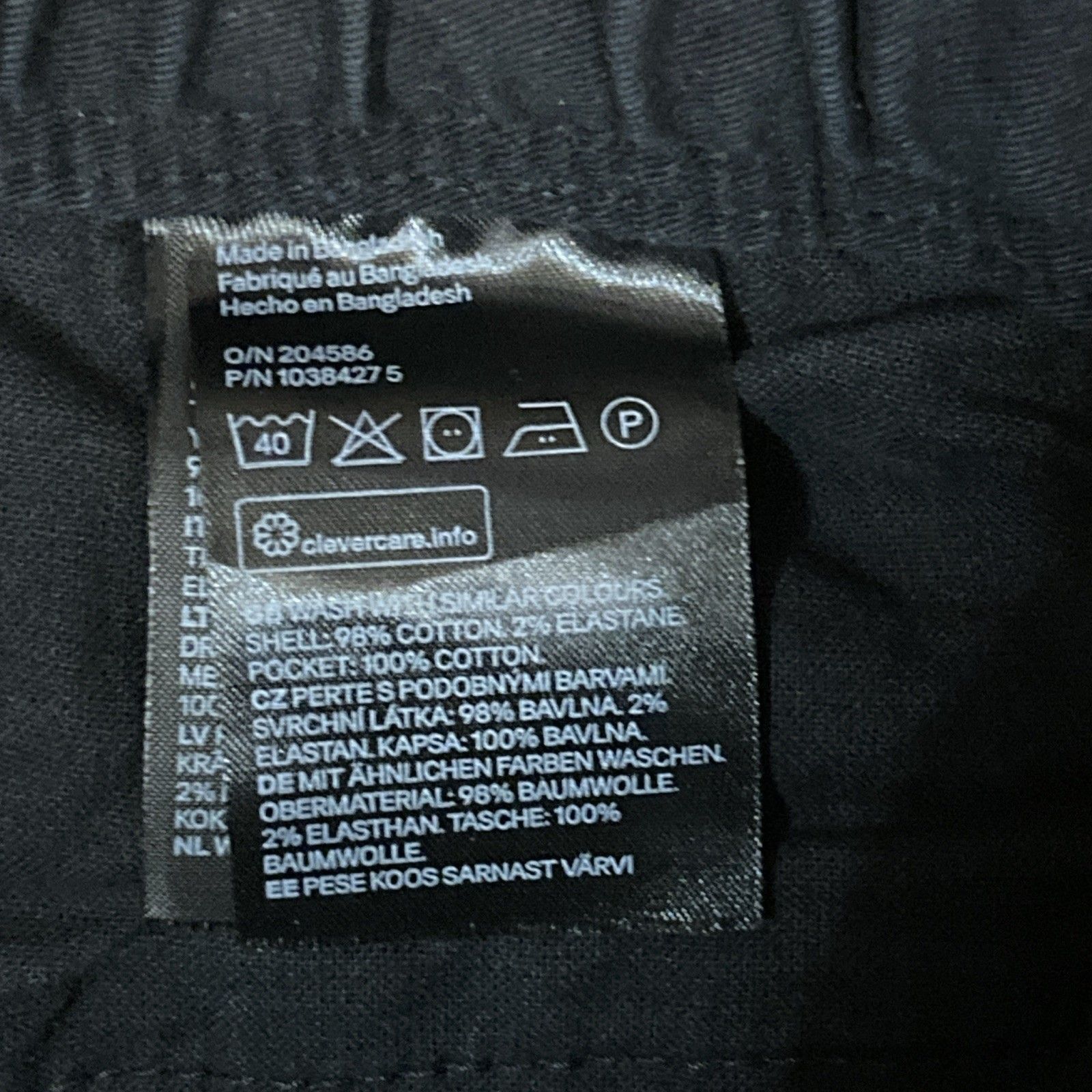 H&M H&M Men's Size Large Loose Fit Utility Pants Black Gorpcore Size US 34 / EU 50 - 8 Thumbnail