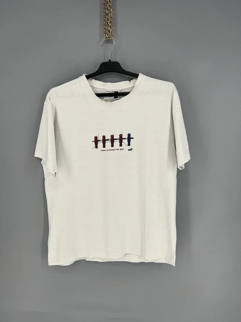 Puma Vintage Y2K Streetwear Humor PUMA Think Outside The Box Size US M / EU 48-50 / 2 - 1 Thumbnail