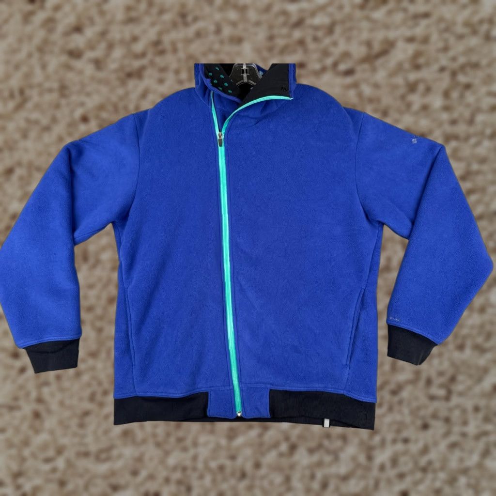 Vintage VINTAGE Columbia Jacket Adult XL Blue Full Zip Fleece Polyester Windbreaker Pockets Men’s 44 in Chest Regular Size US XL / EU 56 / 4 - 1 Thumbnail