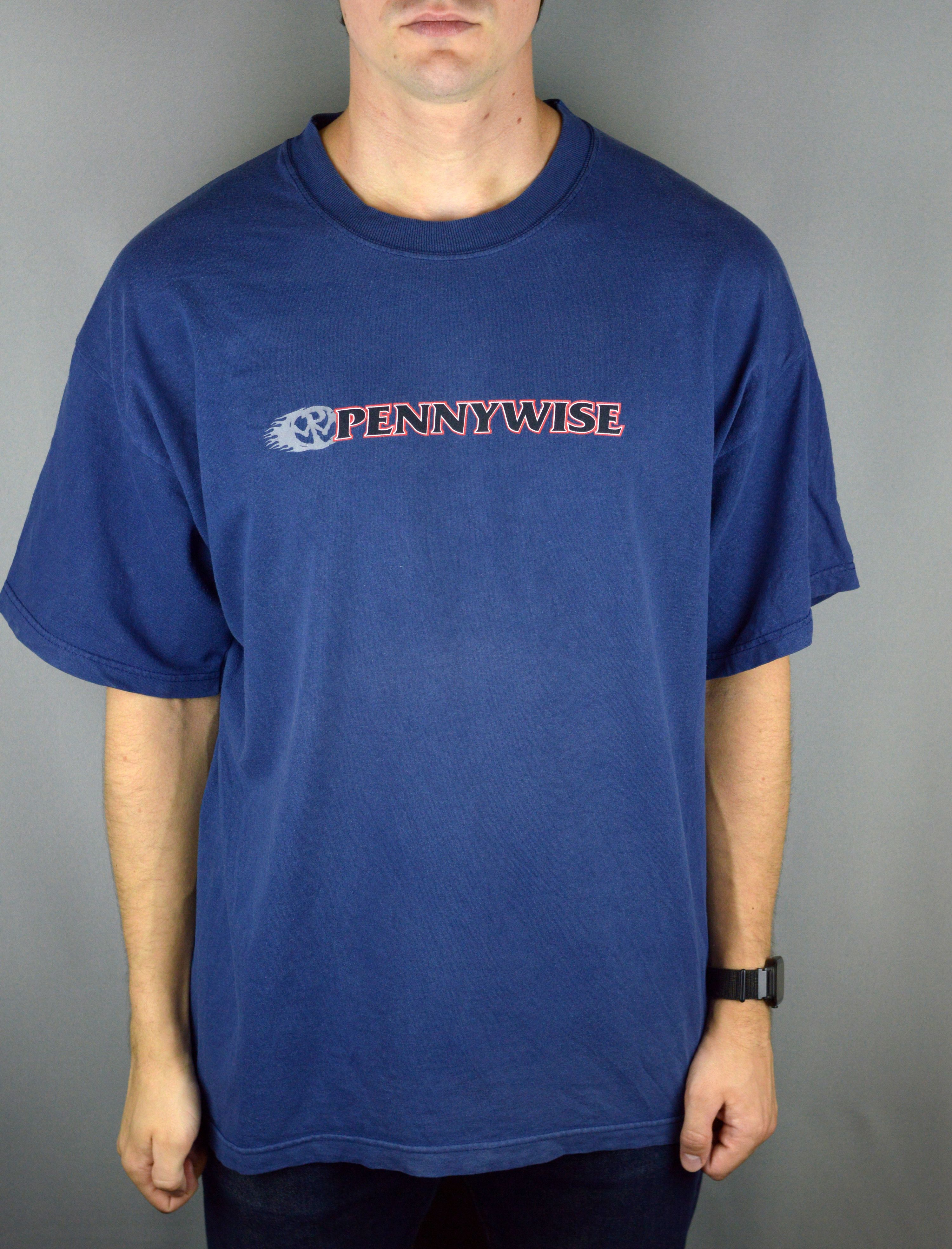 Vintage Vintage Pennywise 90s t shirt Size US XL / EU 56 / 4 - 1 Thumbnail