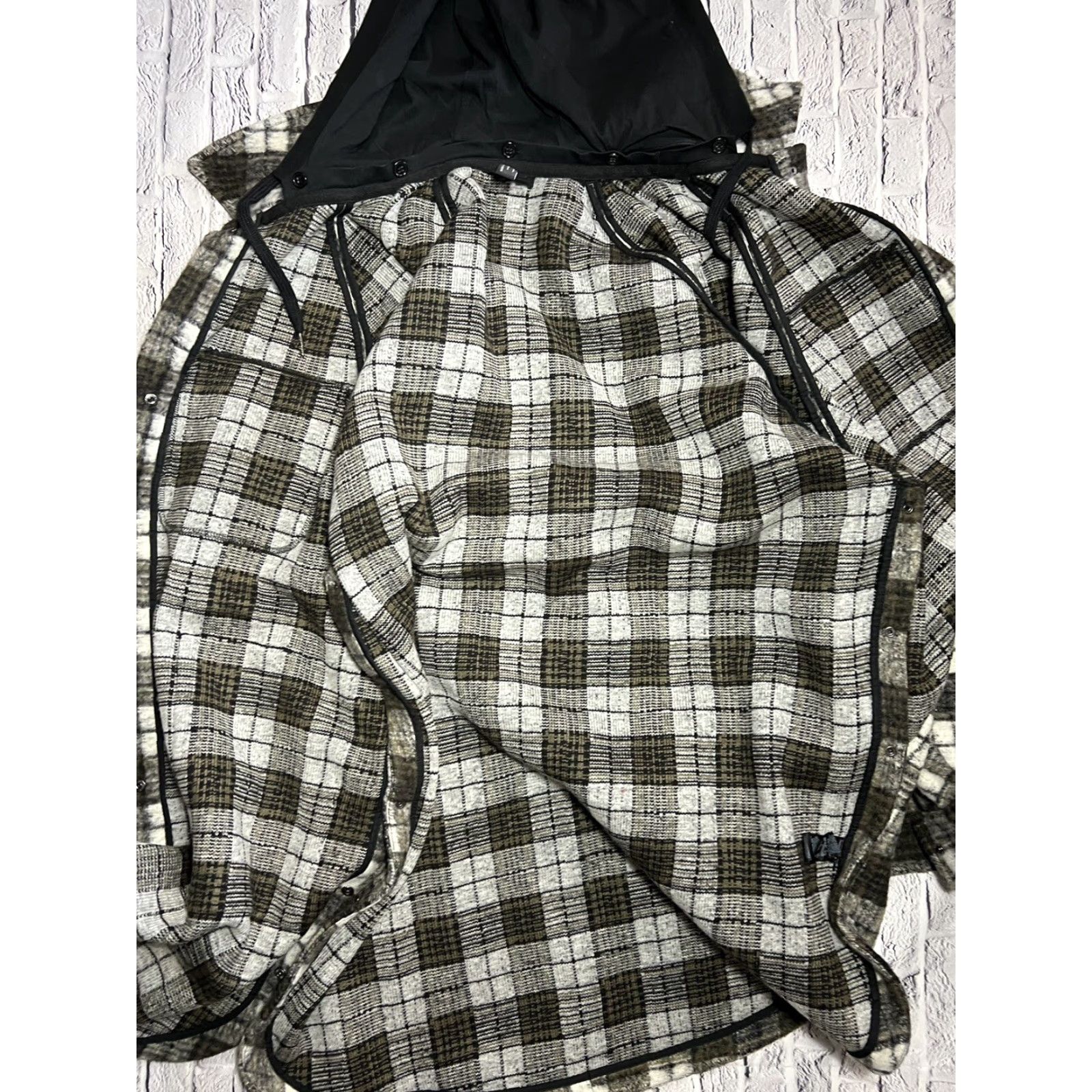 Sweaty Betty Sweaty Betty Halle Berry 2XL Plaid Oversized Flannel Hoodie Jacket Womens Size XXL / US 16-18 / IT 52-54 - 6 Thumbnail