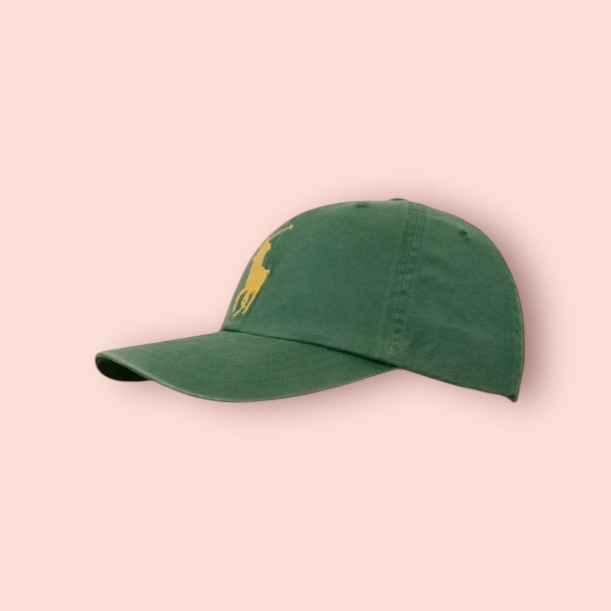 Polo Ralph Lauren × RRL Ralph Lauren × Ralph Lauren VINTAGE POLO RALPH LAUREN NO.3 BIG PONY STRAPBACK Size ONE SIZE - 4 Thumbnail