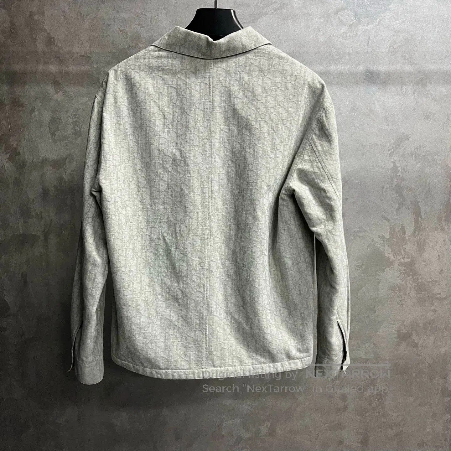 Dior Dior Gray Printed Long-Sleeve Shirt. Size US S / EU 44-46 / 1 - 5 Thumbnail