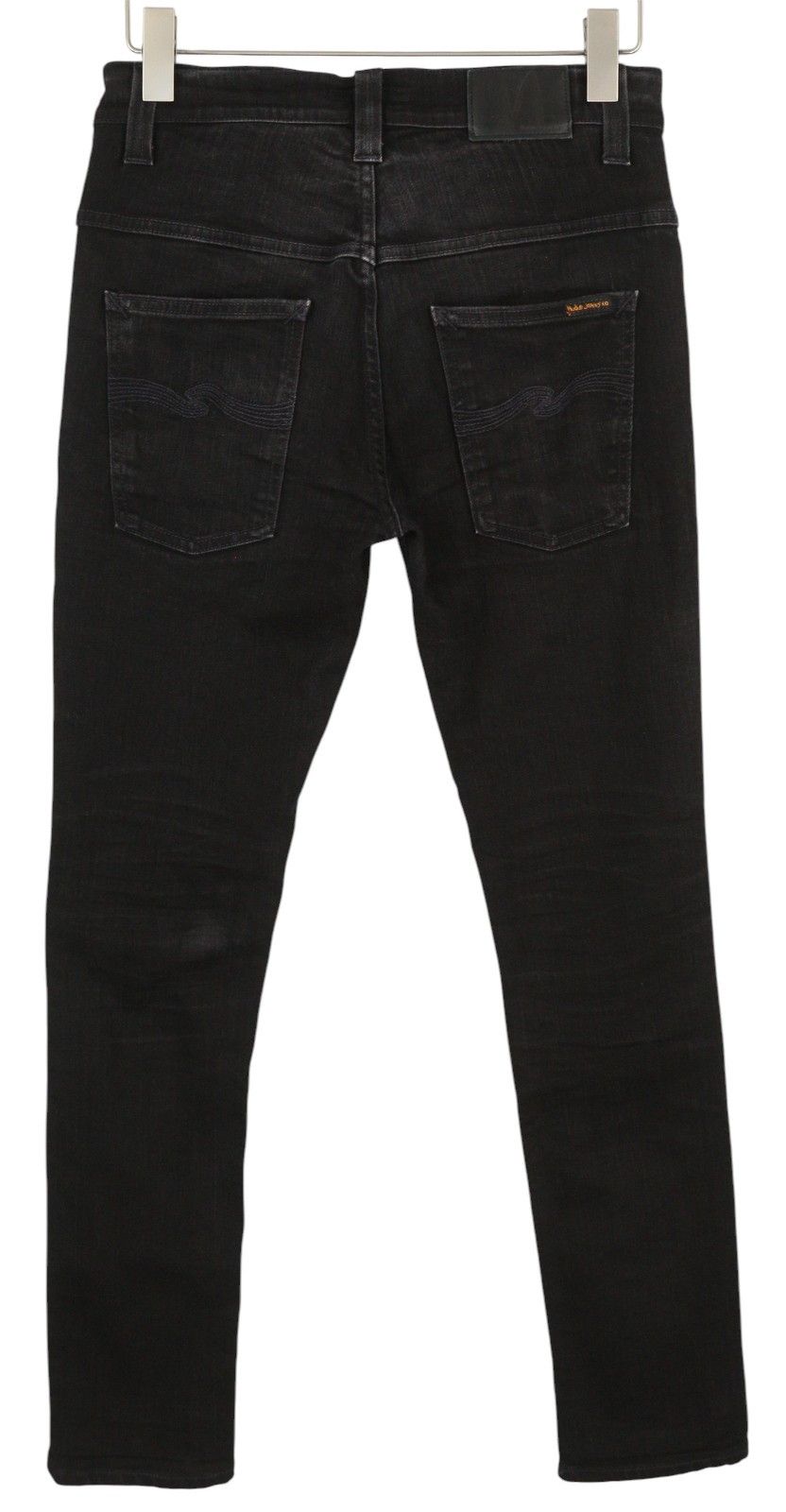 Nudie Jeans TAPE TED BLACK BLACK RING W31/L32 Denim Jeans 86422 Size US 31 - 2 Thumbnail