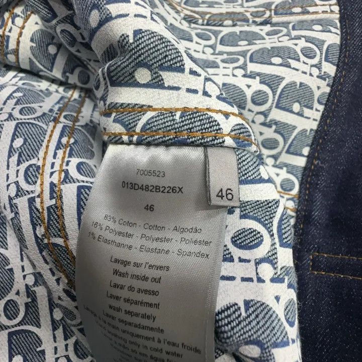 Dior Dior Dior Blue Denim Short Jacket for Men 0079-2507 Size US M / EU 48-50 / 2 - 5 Thumbnail