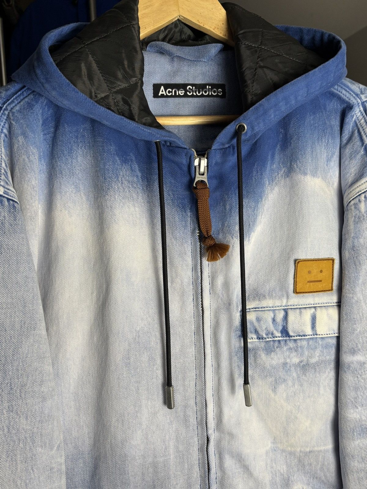 Acne Studios Acne Studios Sample Face Canvas Padded Bomber Jacket Size US M / EU 48-50 / 2 - 3 Thumbnail