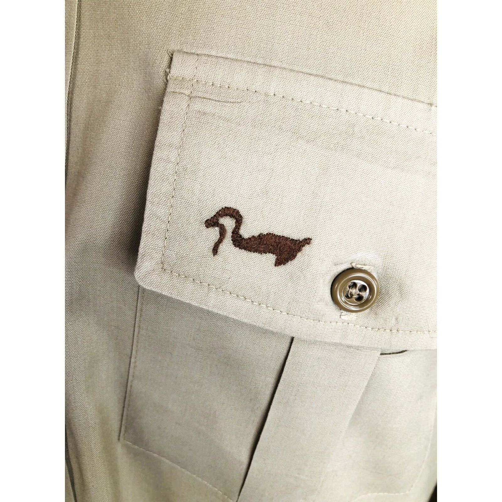 Epaulet VINTAGE DUXBAK Embroidered Duck Hunting Epaulet Mens Lg Shirt Size US L / EU 52-54 / 3 - 3 Thumbnail
