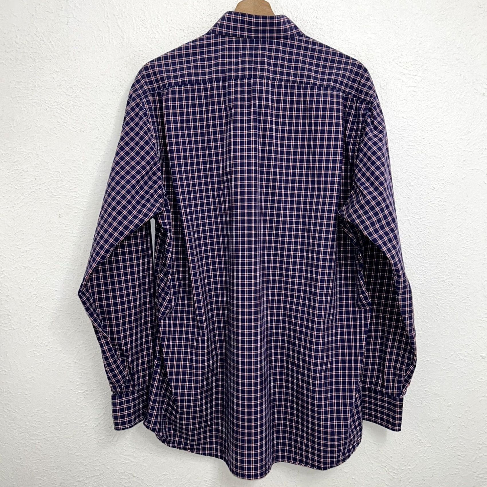 Vintage VINTAGE Gitman Bros Plaid Blue Button Up Shirt Long Sleeve USA Made Size Large Mens Regular Button-Down Collar Size US L / EU 52-54 / 3 - 2 Thumbnail