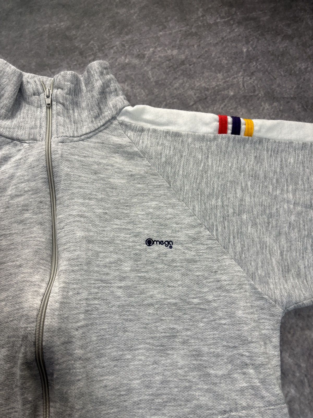 Vintage 80s Vintage Track Jacket Zip Up Sweatsuit Sweatshirt Omega Size US S / EU 44-46 / 1 - 13 Thumbnail
