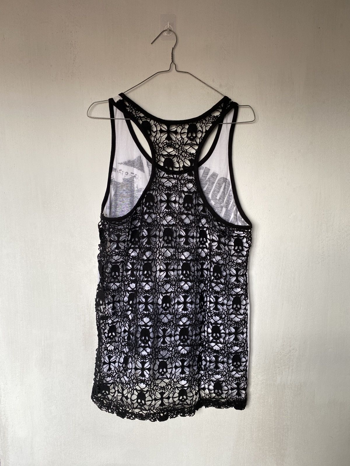 If Six Was Nine × Japanese Brand × Le Grande Bleu (L.G.B.) Sky Bomber Poem Skull Punk Tanktop Size US L / EU 52-54 / 3 - 2 Thumbnail