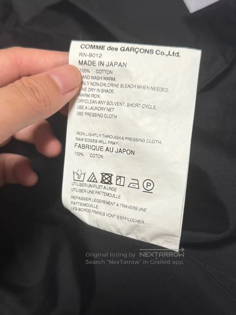 Comme des Garcons Comme des Garcons Black Ruffled Shirt Size S / US 4 / IT 40 - 7 Thumbnail