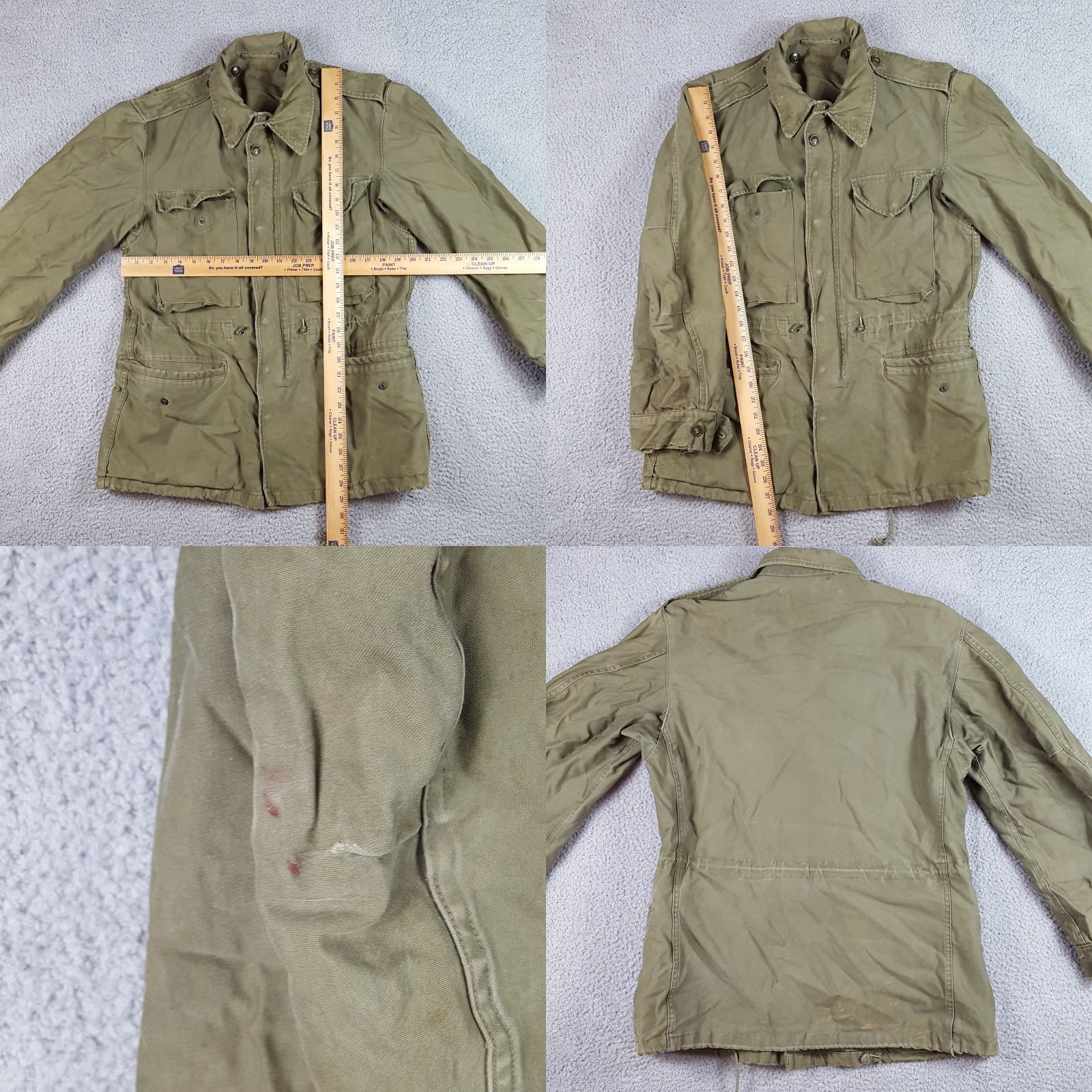 Vintage VINTAGE US Army M-1951 Field Jacket Military Vietnam Men's Small Green BDU Coat 90s Military Retro Size US S / EU 44-46 / 1 - 8 Thumbnail