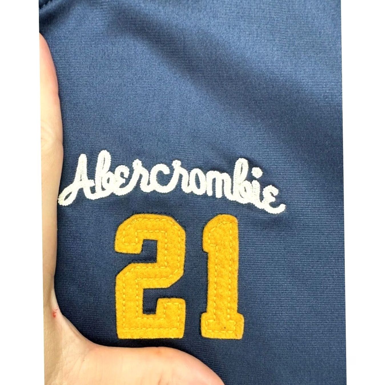 Abercrombie & Fitch Abercrombie & Fitch Jacket Womens 2XL Blue Full Zip Performance Embroidered Logo Jacket Size XXL / US 16-18 / IT 52-54 - 6 Thumbnail