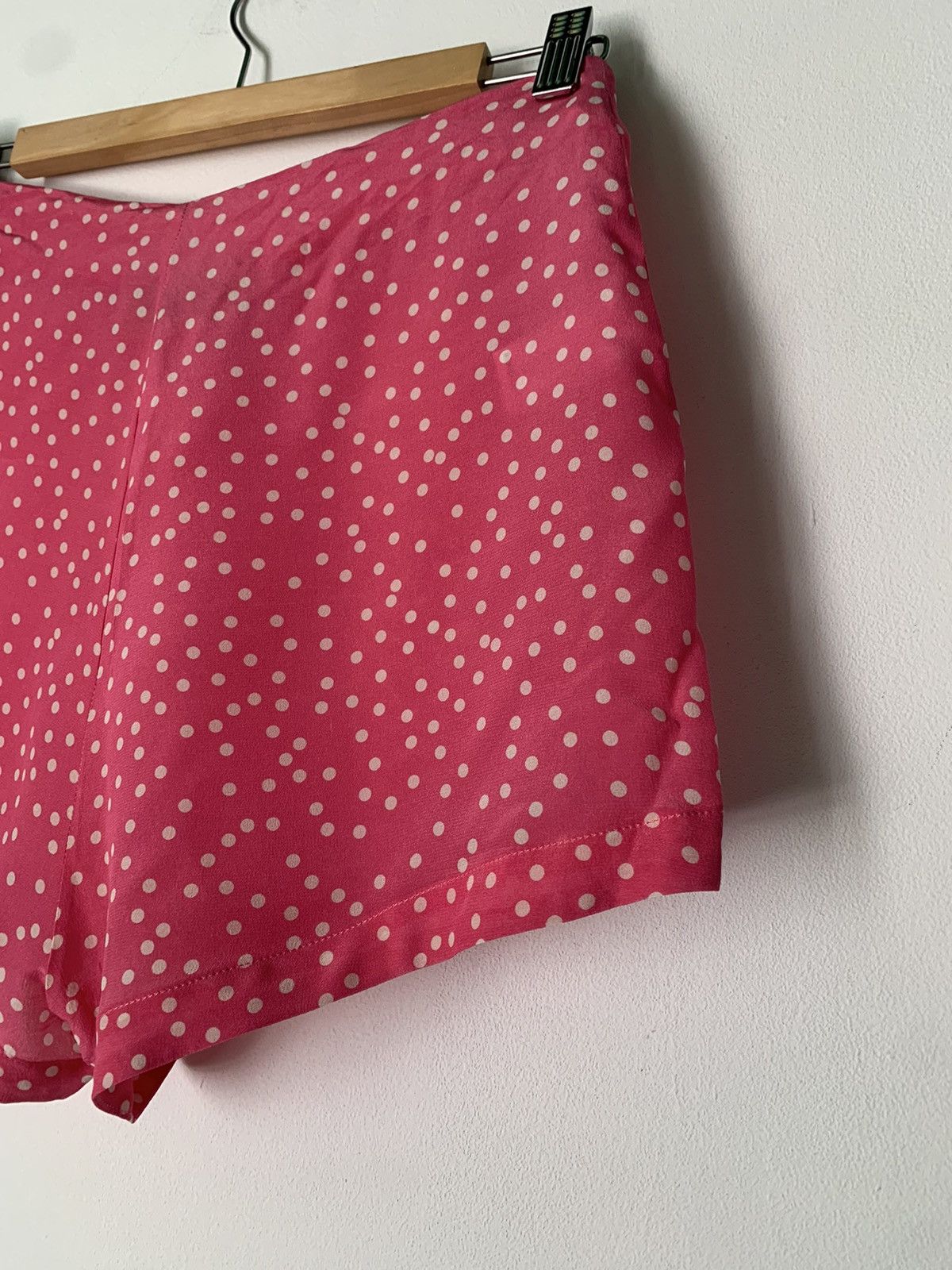 Other waist shorts polka dot 100% silk Size 28" / US 6 / IT 42 - 3 Thumbnail