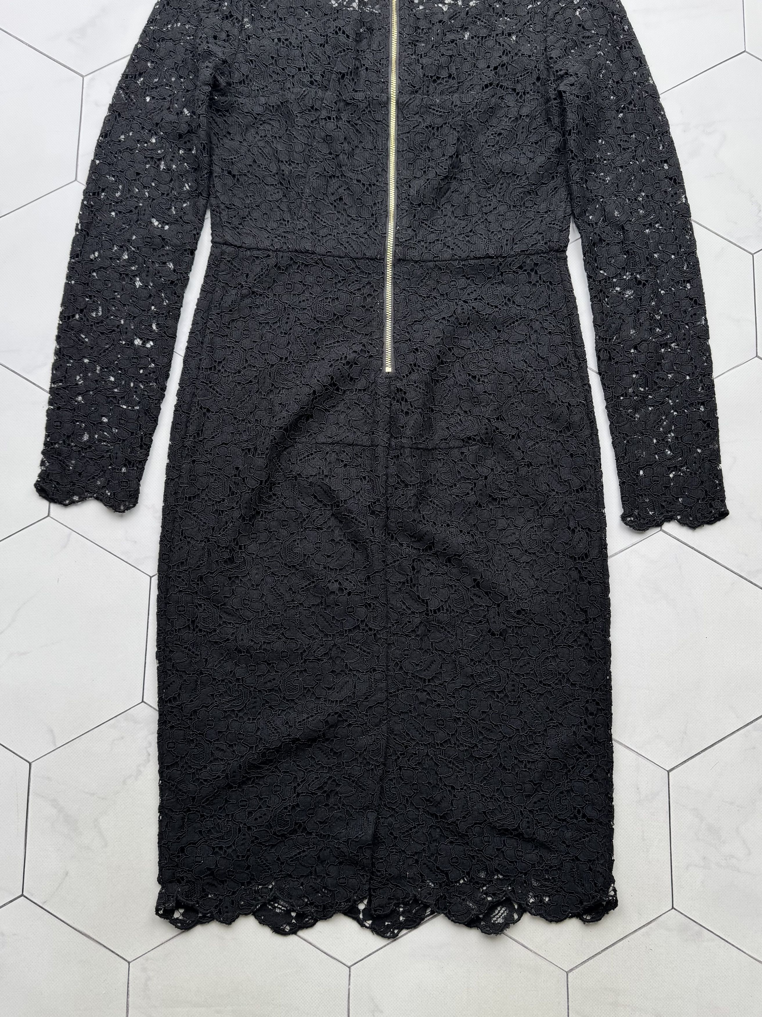 Miss Sixty Miss Sixty Lace Mesh Dress With Long Sleeve (B87) Size S / US 4 / IT 40 - 10 Thumbnail